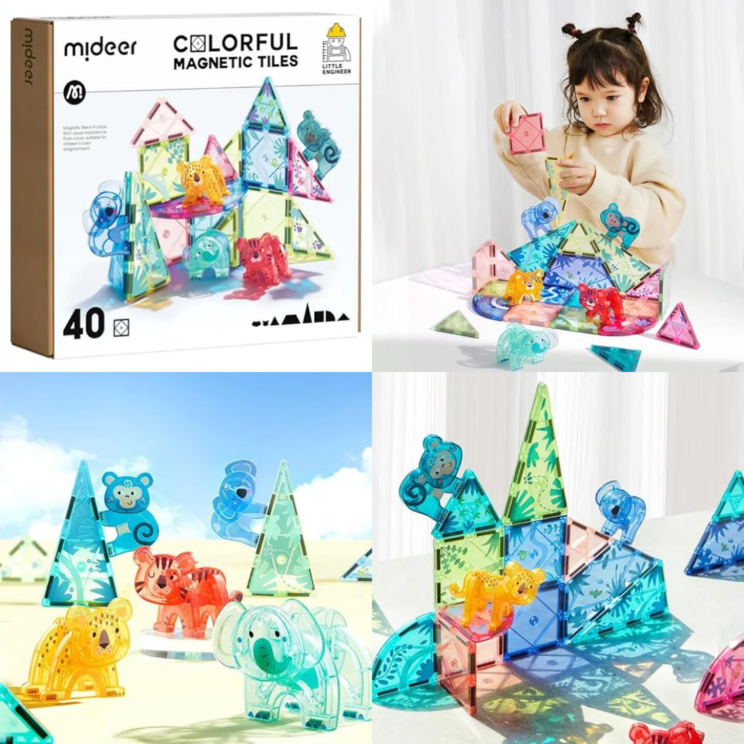 Mideer Magnetic Tiles - Various Designs