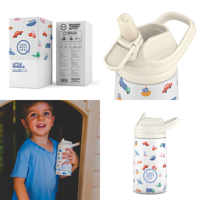 Cool Bottles Kiddies Triple-Insulated Water Bottle 350ml