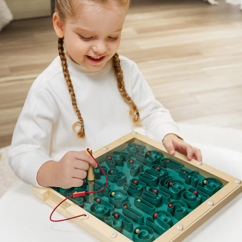 TopBright Magnetic Maze Alphabet Tracing Board