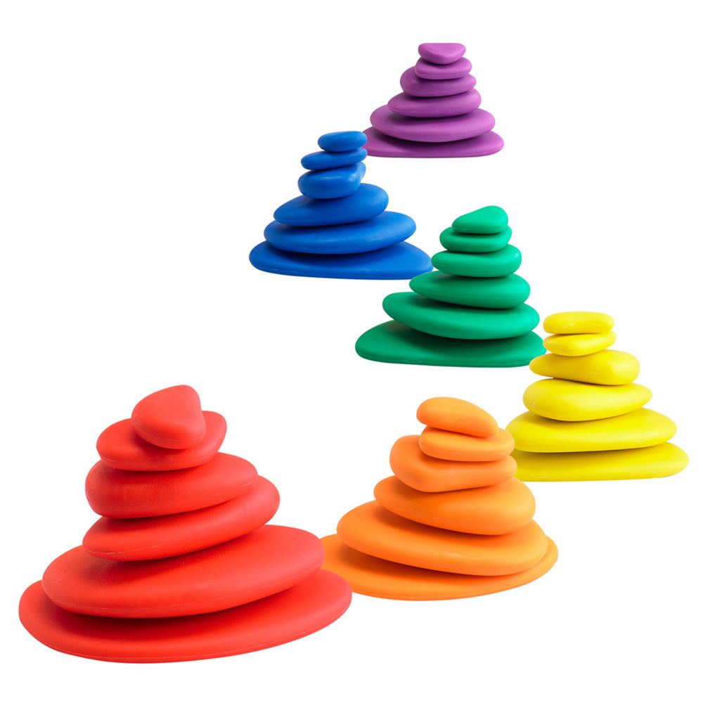 EDX Education Rainbow Pebbles
