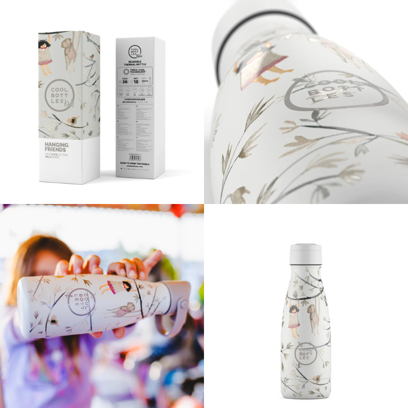 Cool Bottles Kids Triple-Insulated Water Bottle 260ml