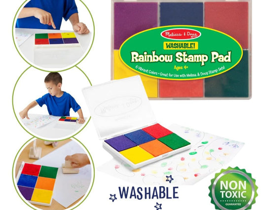 Melissa & Doug Rainbow Stamp Pad