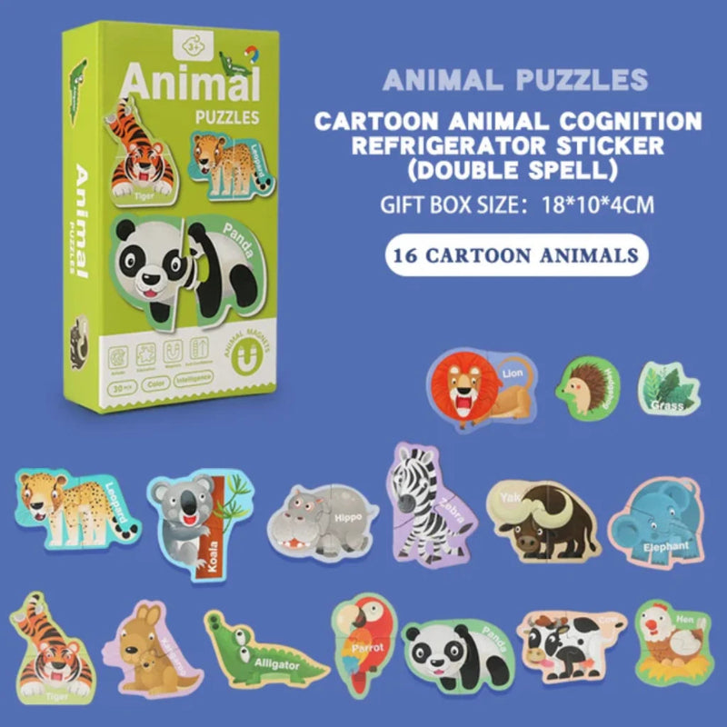 Magnetic Animal Puzzle Set