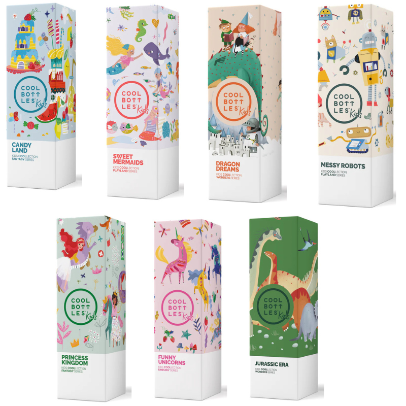 Cool Bottles Kids Triple-Insulated Water Bottle 350ml