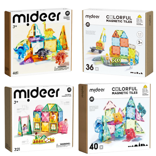 Mideer Magnetic Tiles - Various Designs
