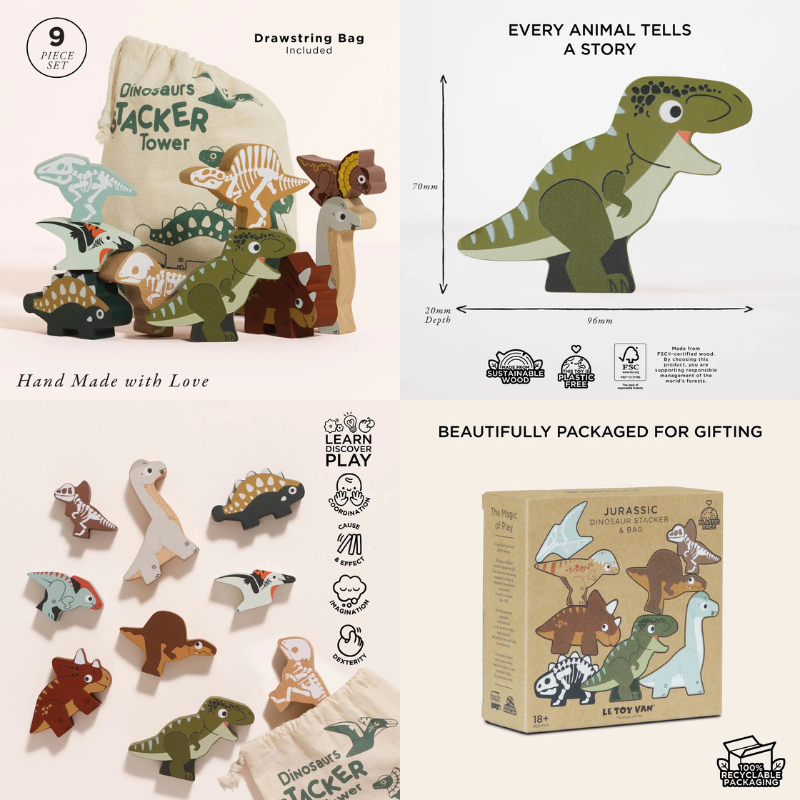 Le Toy Van Stacking Animals - Various Designs