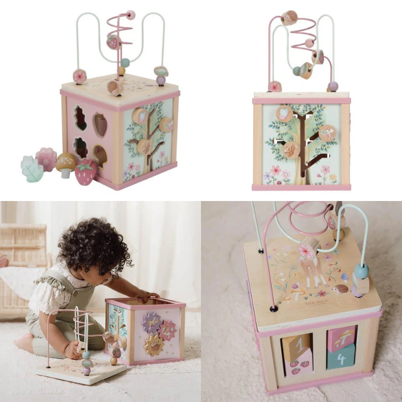 Little Dutch Wooden Activity Cube - Various Designs