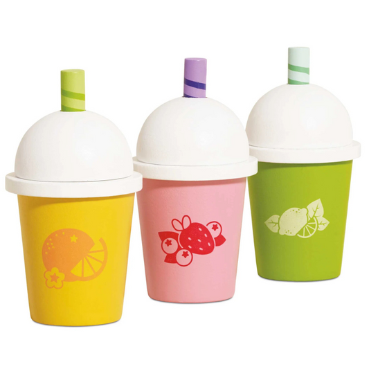 Le Toy Van Wooden Take Away Smoothie Trio