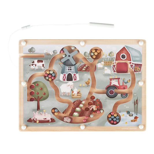 Little Dutch Magnetic Maze Puzzle - Little Farm