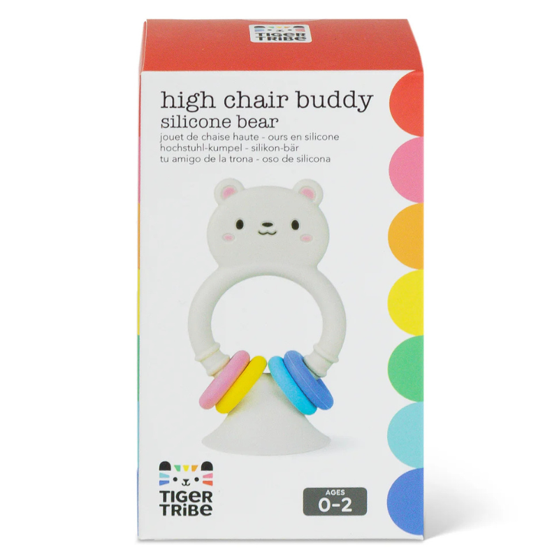 Tiger Tribe High Chair Buddy - Silicone Bear