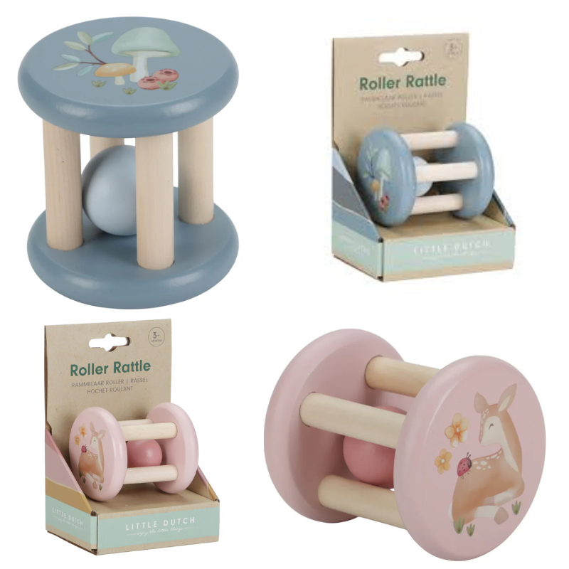 Little Dutch Roller Rattle - Various Designs