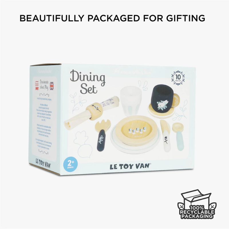 Le Toy Van Wooden Cutlery & Dinner Set