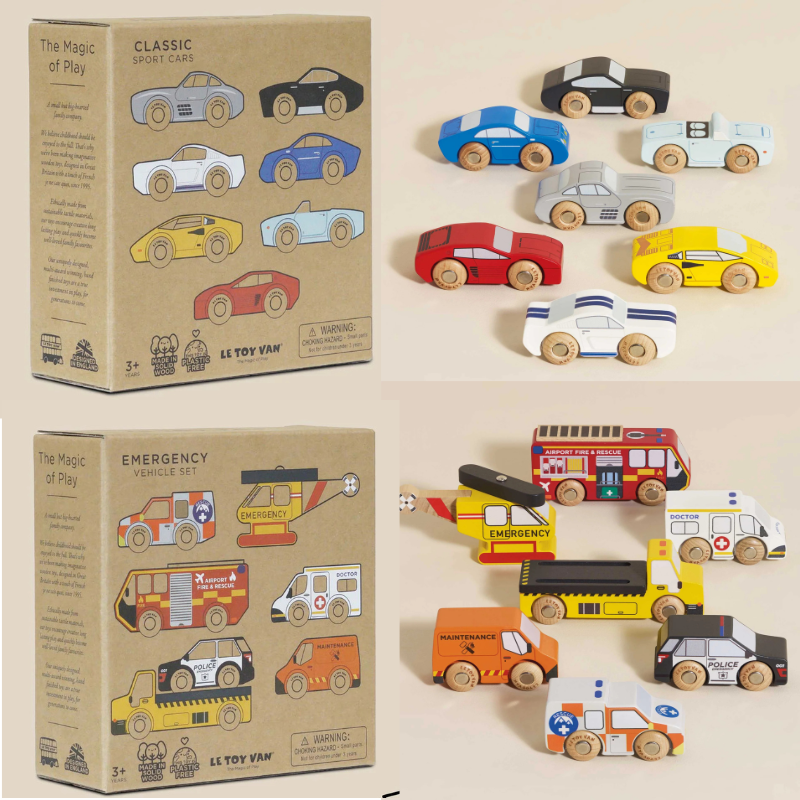 Le Toy Van Toy Cars - Various Designs