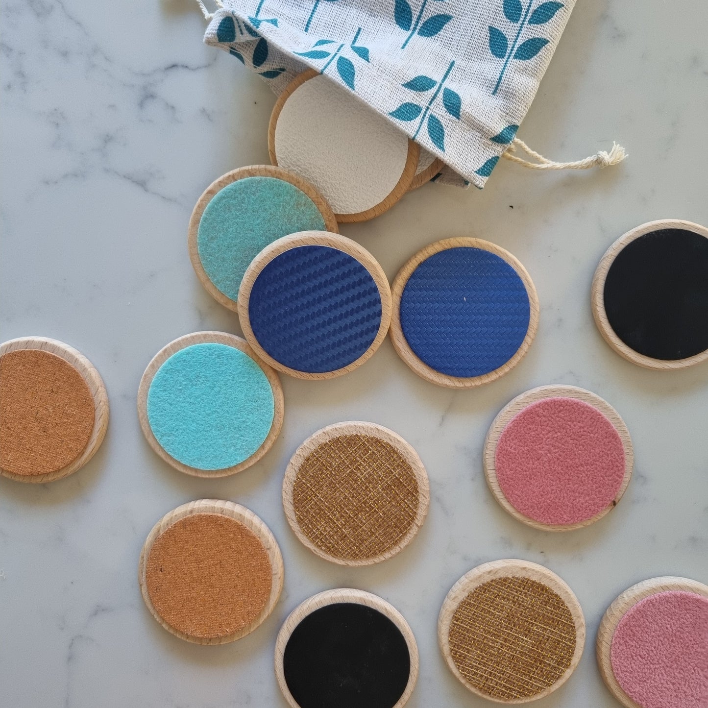 Tactile Wooden Matching Game