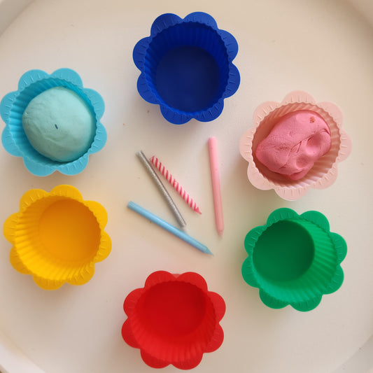 Silicone Cups for Sensory Play - Various Designs
