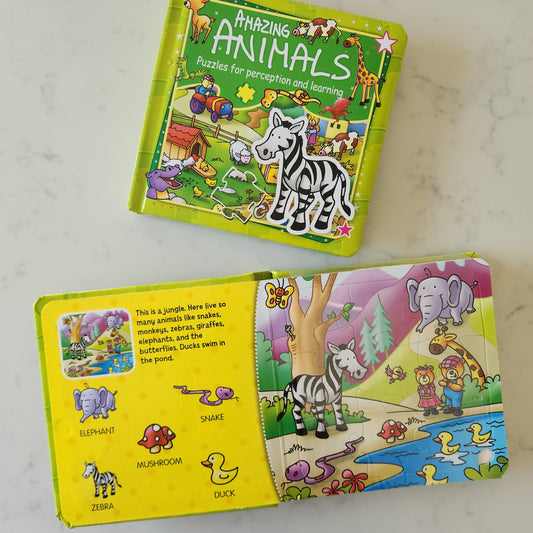 Amazing Animals Puzzle Book