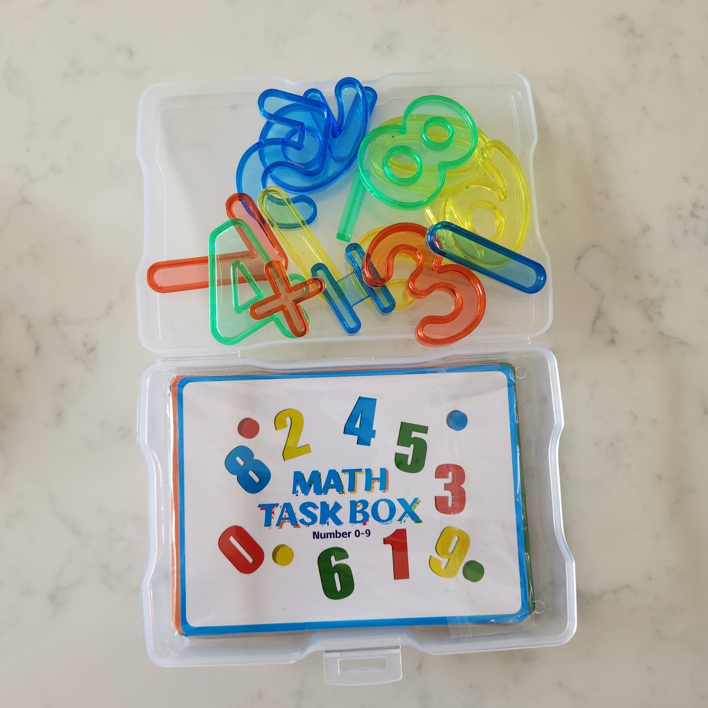 Math Number And Card Set