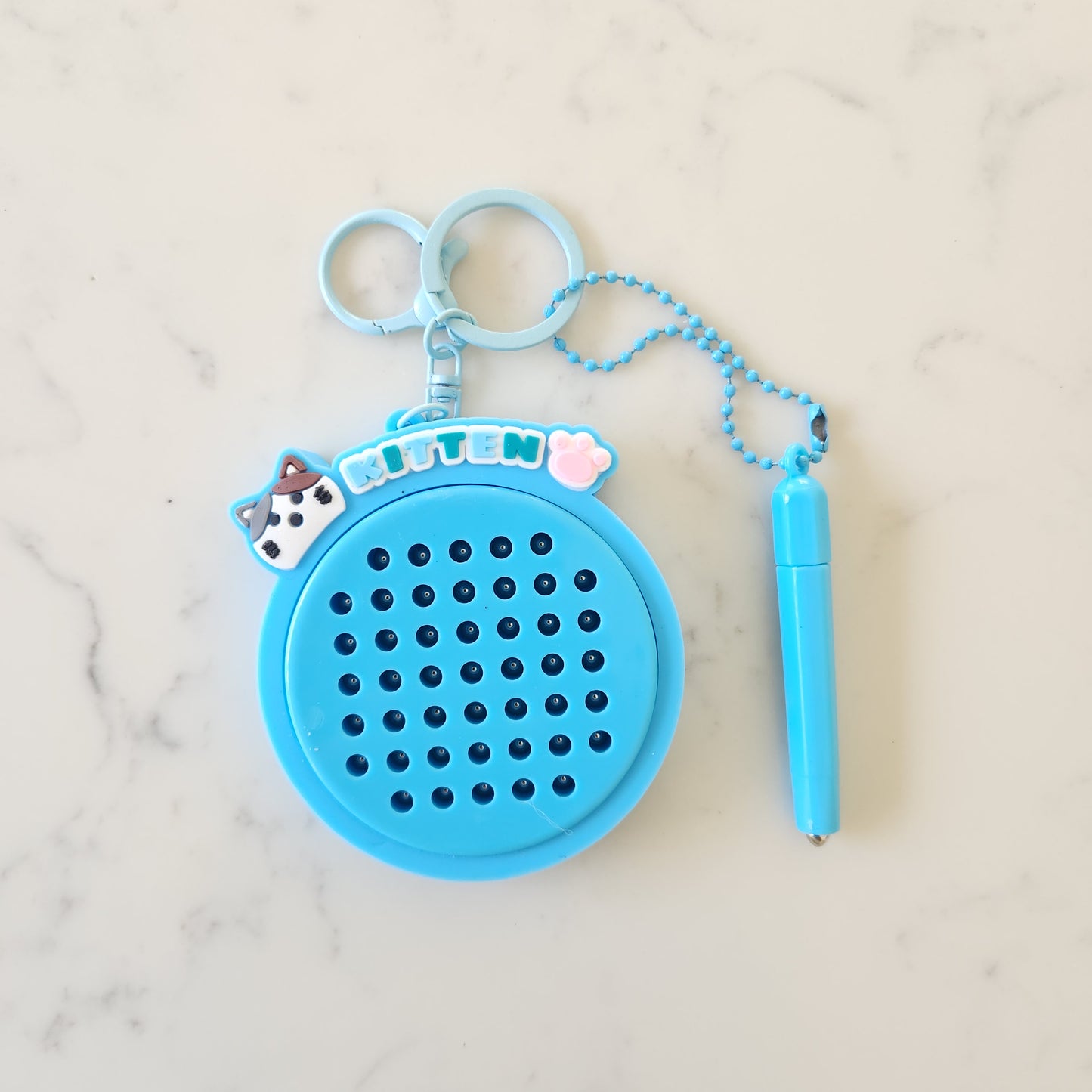 Cat Magnetic Pad Keyring - Various Colours