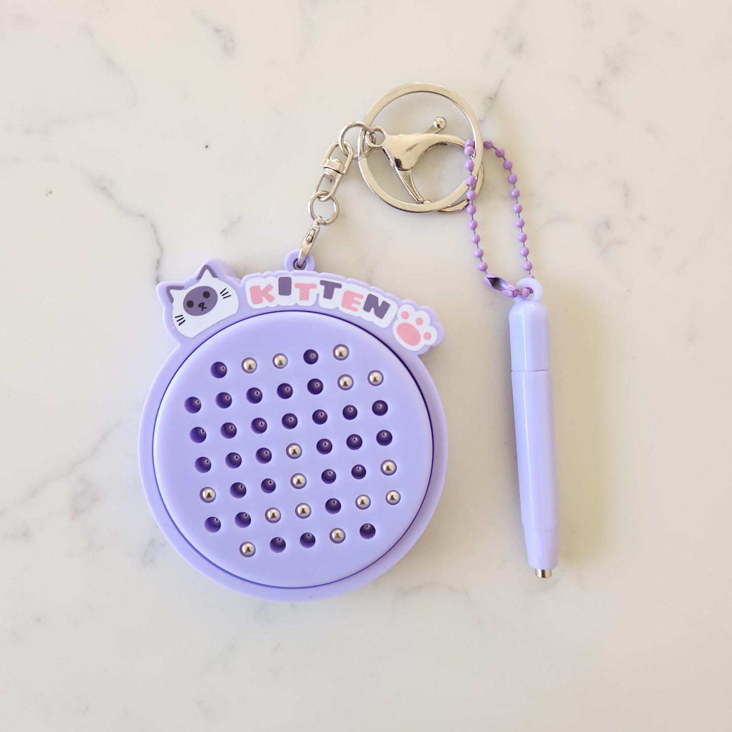 Cat Magnetic Pad Keyring - Various Colours