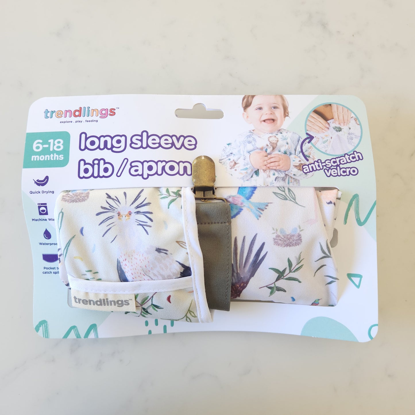 Long Sleeve Apron, Bib and Dummy Sets - Various Designs