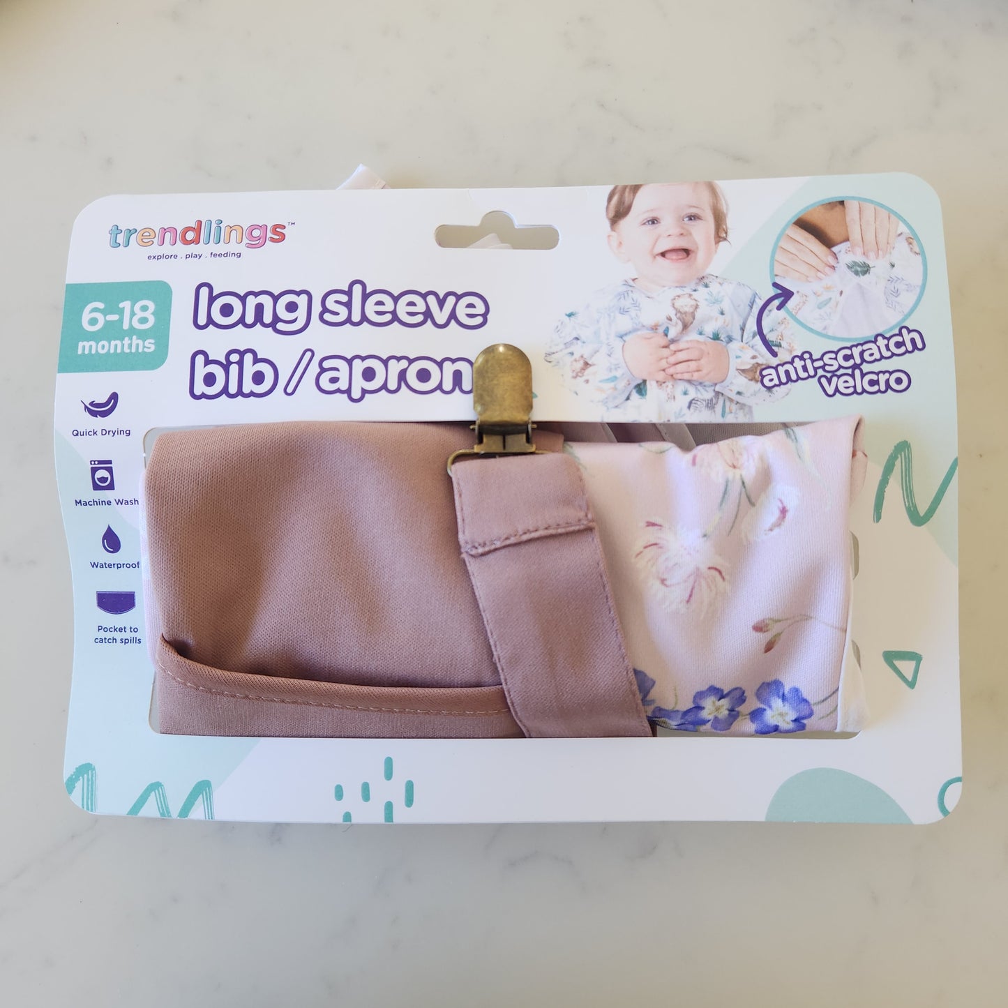 Long Sleeve Apron, Bib and Dummy Sets - Various Designs