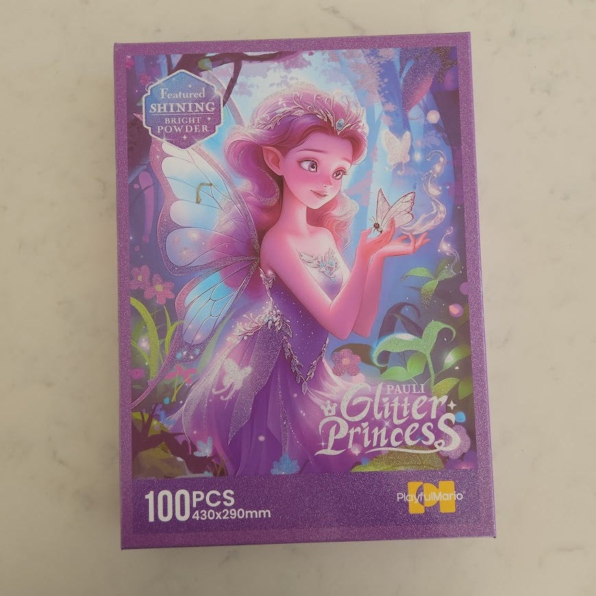 Glitter Princess Puzzle (100 pcs)