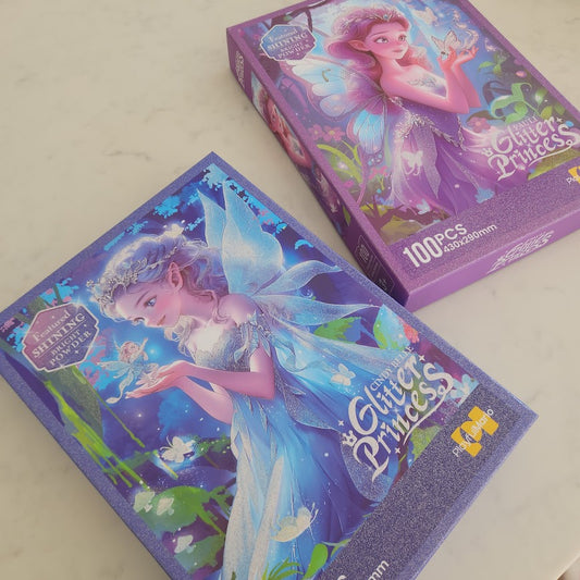 Glitter Princess Puzzle (100 pcs)