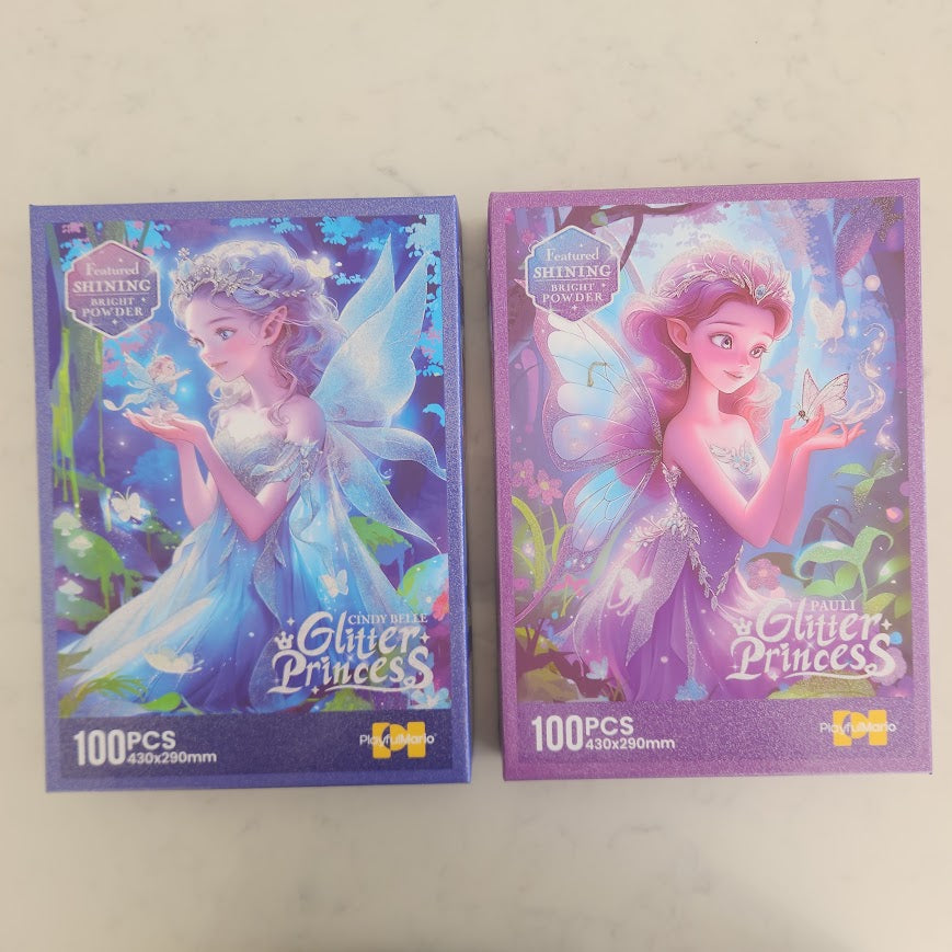 Glitter Princess Puzzle (100 pcs)