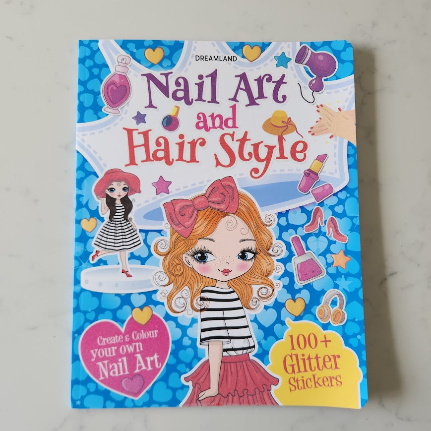 Nail Art and Hair Style Activity Book