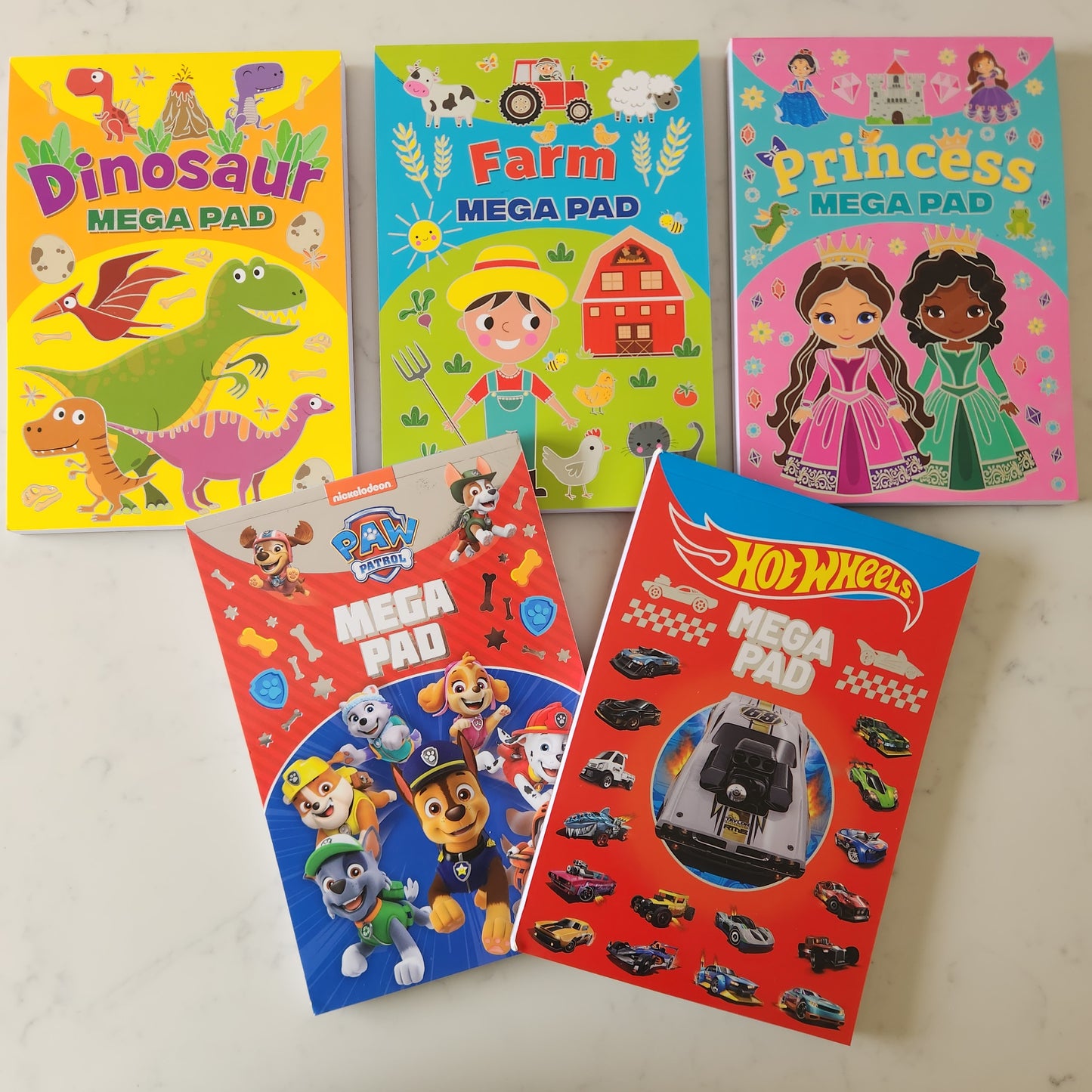 Mega Colouring Pads - Various Designs