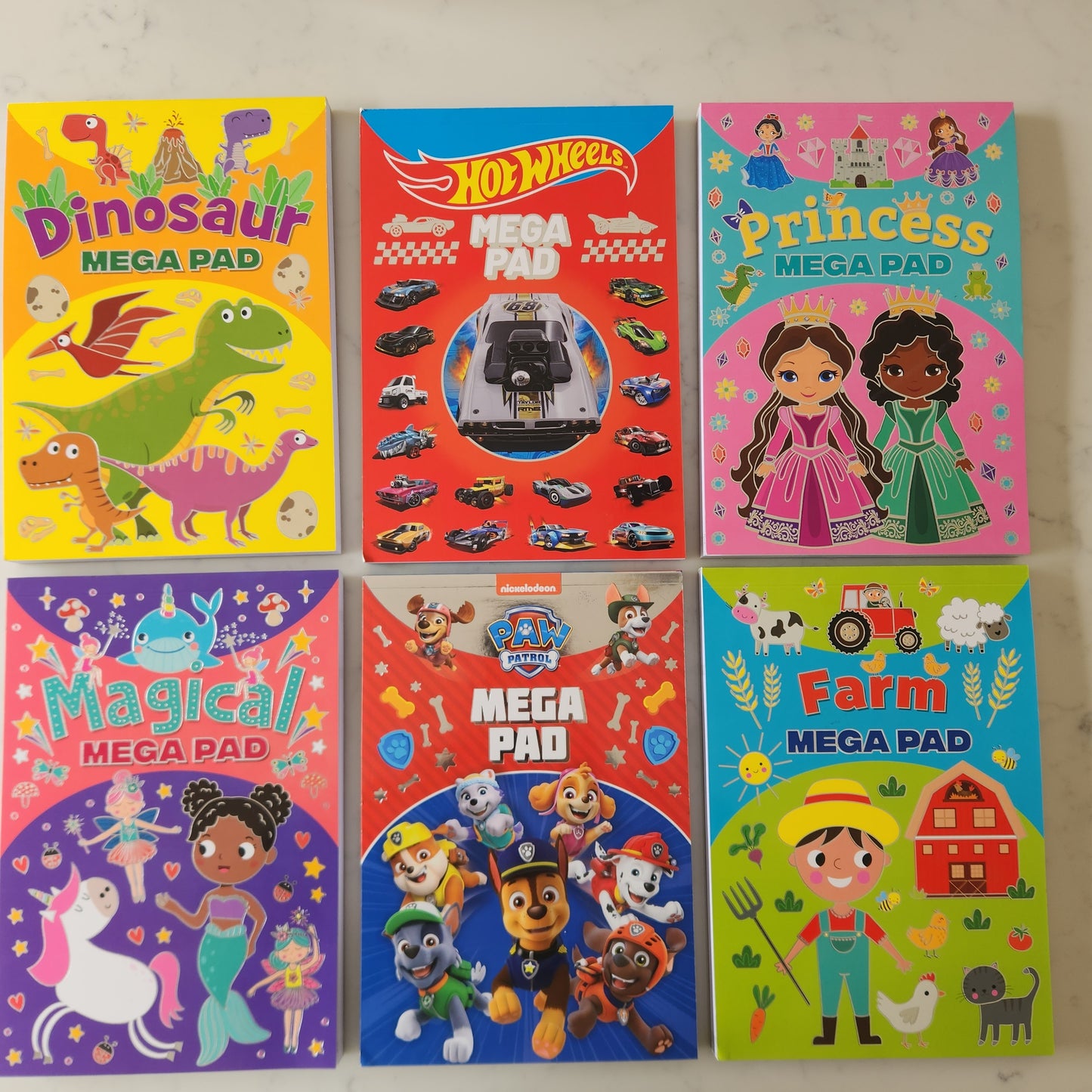 Mega Colouring Pads - Various Designs