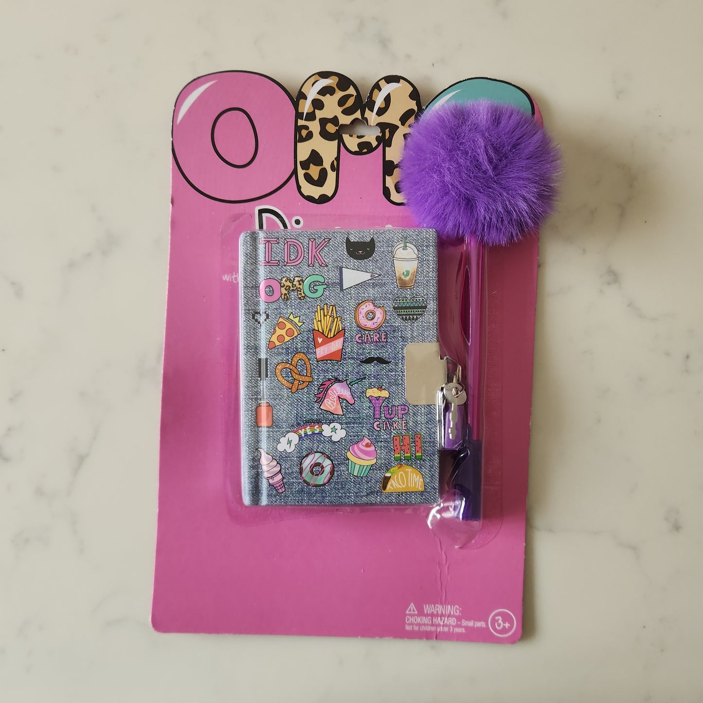 Diary Set with Lock & Key - Various Designs