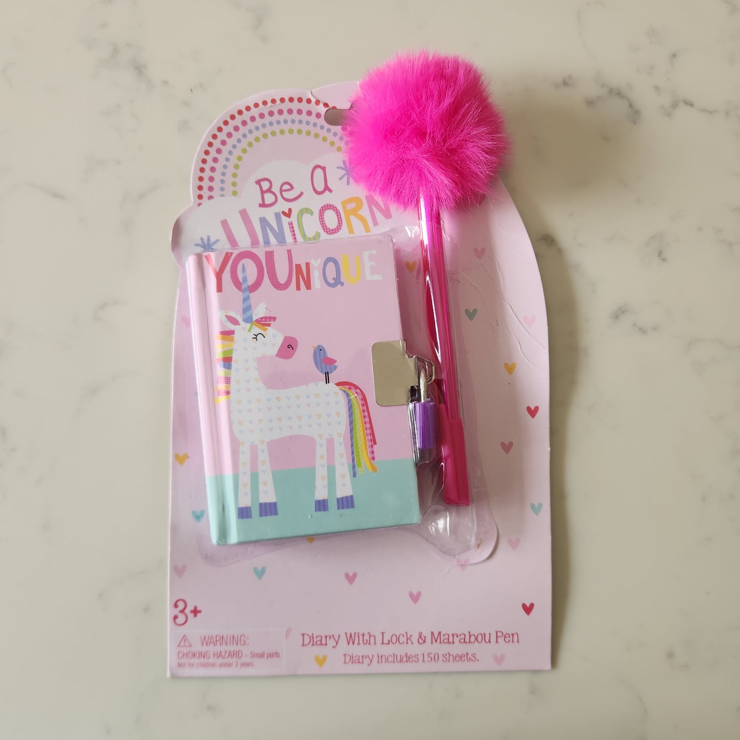Diary Set with Lock & Key - Various Designs