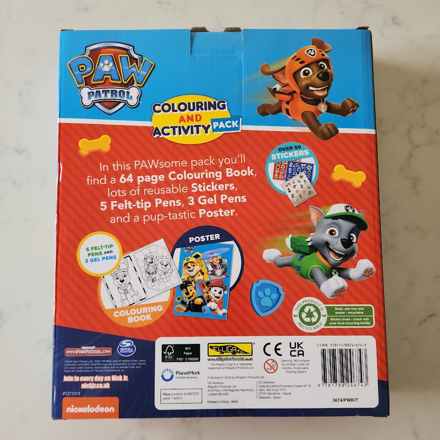 Paw Patrol Colouring & Activity Pack