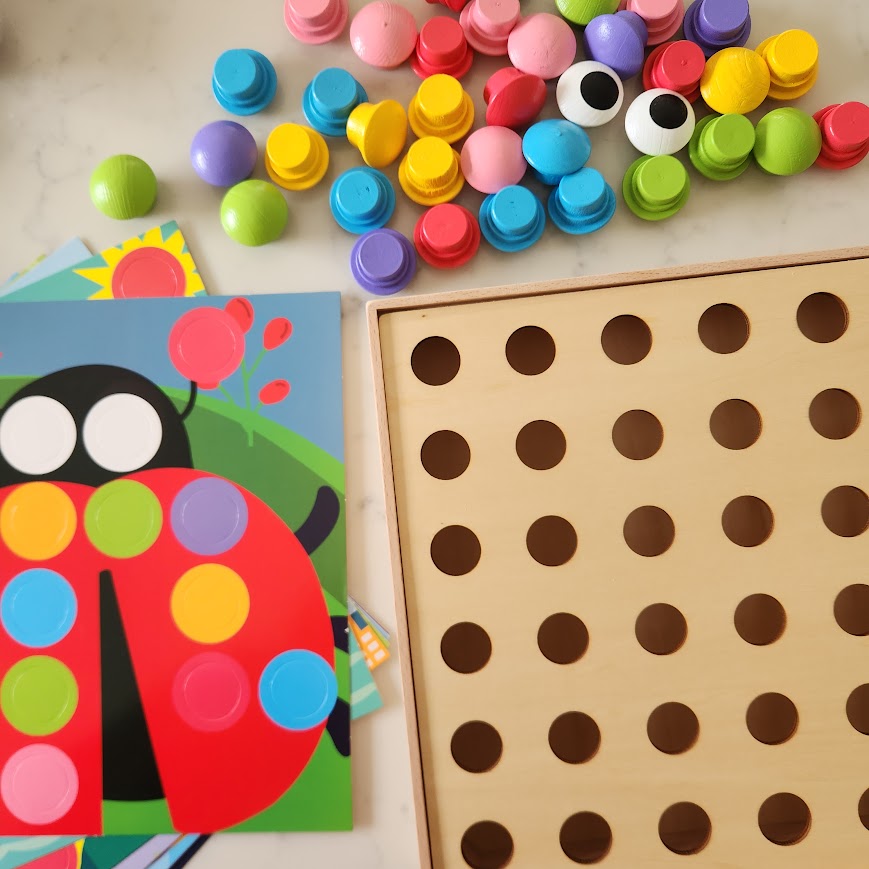 Mushroom Nail Big Peg Game