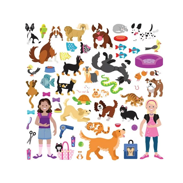 Melissa and Doug Pet Place Puffy Activity Sticker Book