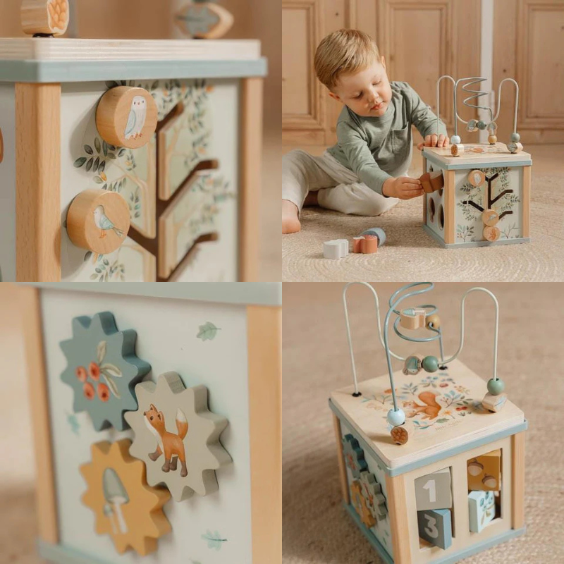 Little Dutch Wooden Activity Cube - Various Designs