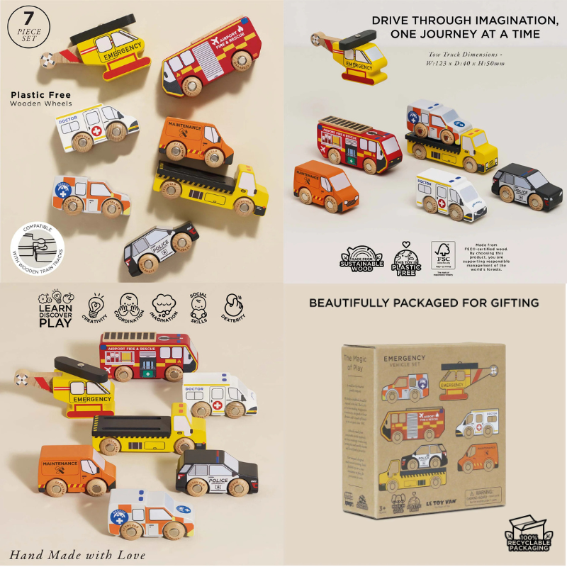 Le Toy Van Toy Cars - Various Designs