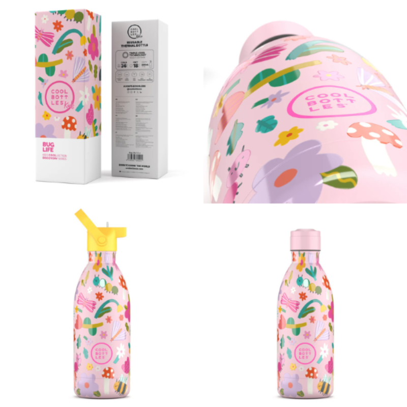 Cool Bottles Kids Triple-Insulated Water Bottle 500ml