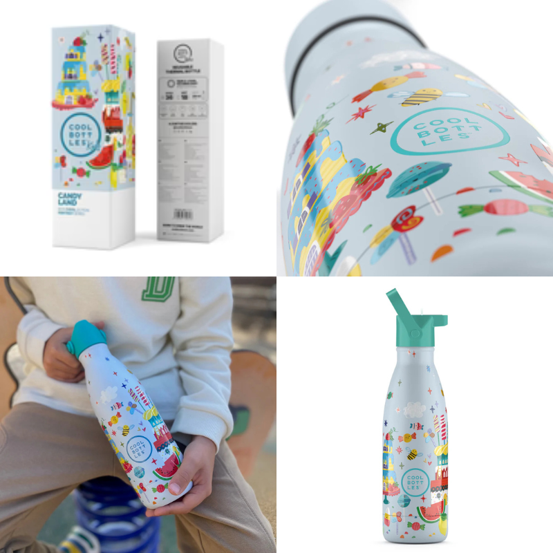 Cool Bottles Kids Triple-Insulated Water Bottle 350ml