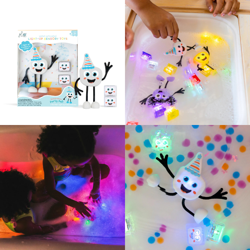 Glo Pals Water Activated Light Up Sensory Characters 3 Piece