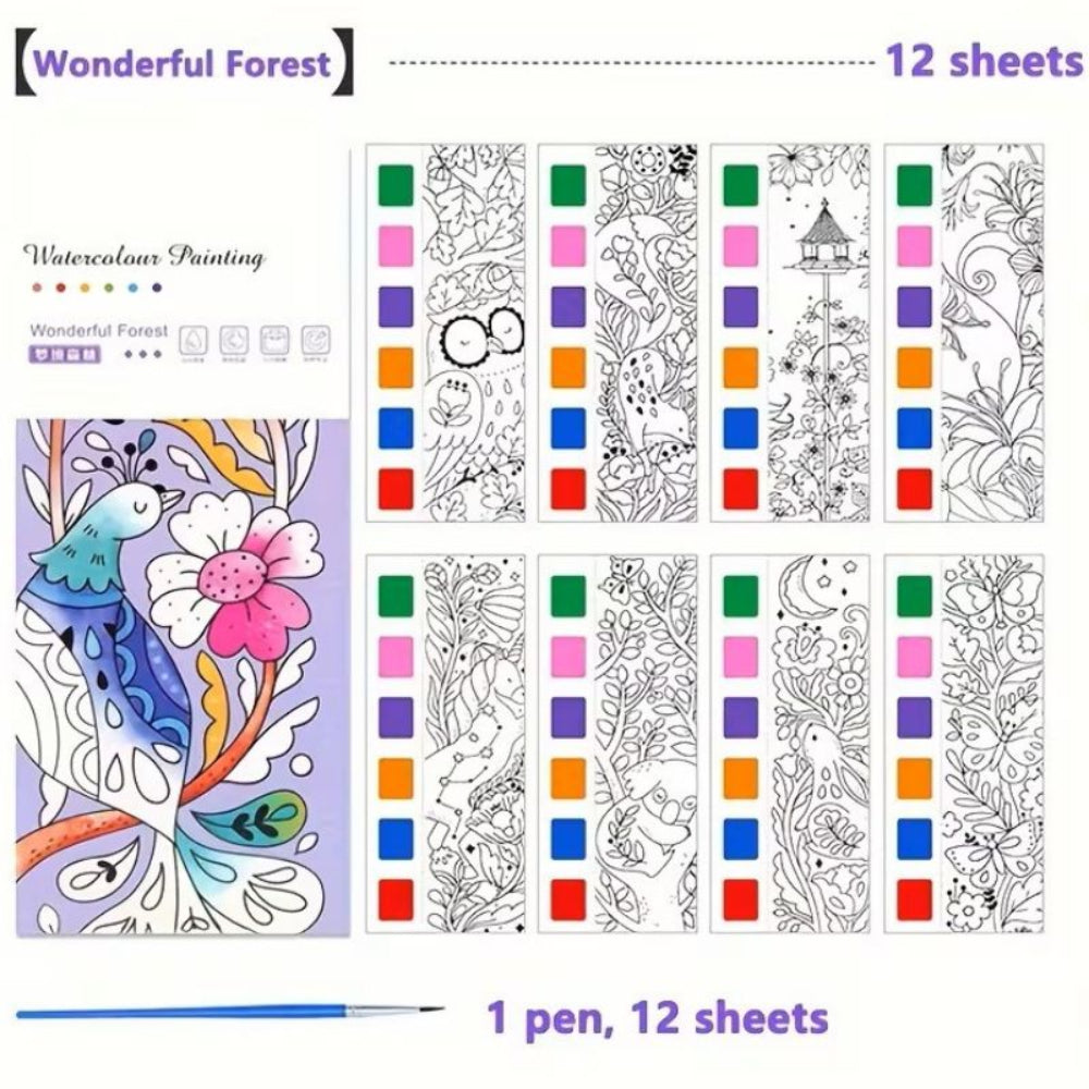 Watercolour Painting Books - Various Designs