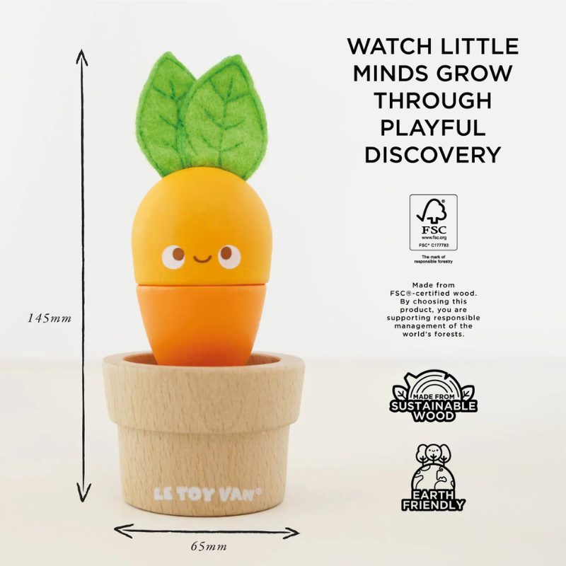Le Toy Van Wooden Stacking Veggies