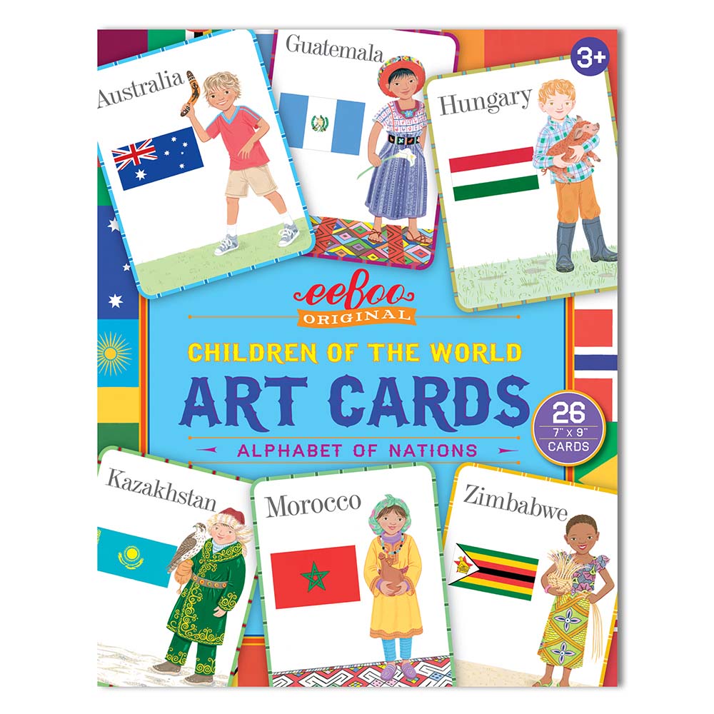 Eeboo Children of the World Art Cards