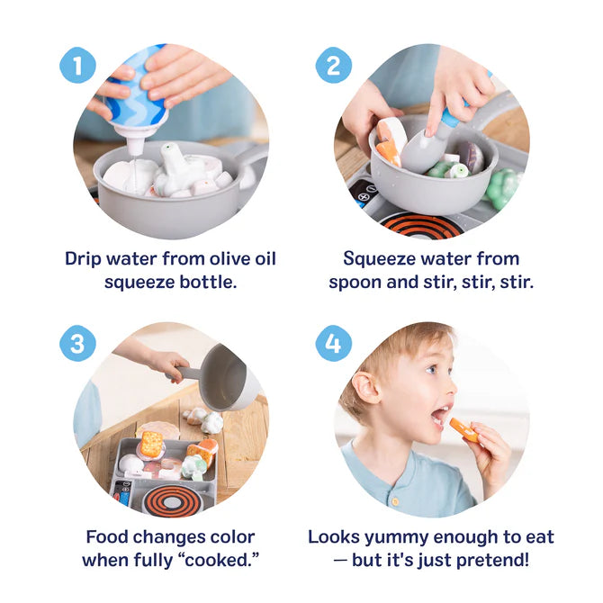 Melissa & Doug Simmer & Stir Stove-Top Play Set