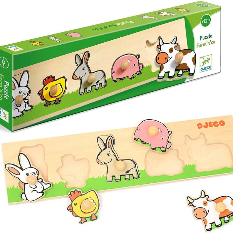Djeco Peg Puzzles - Various Designs