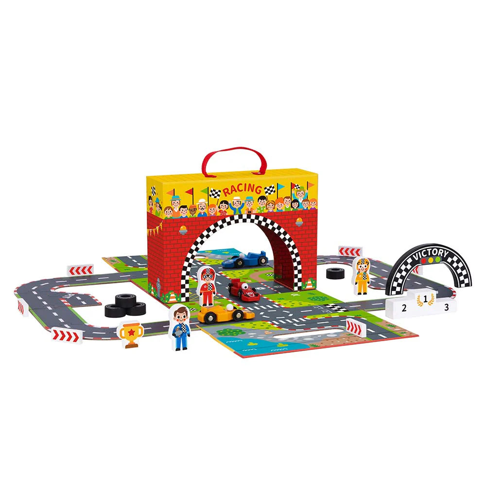 Tooky Toy Racing Play Box