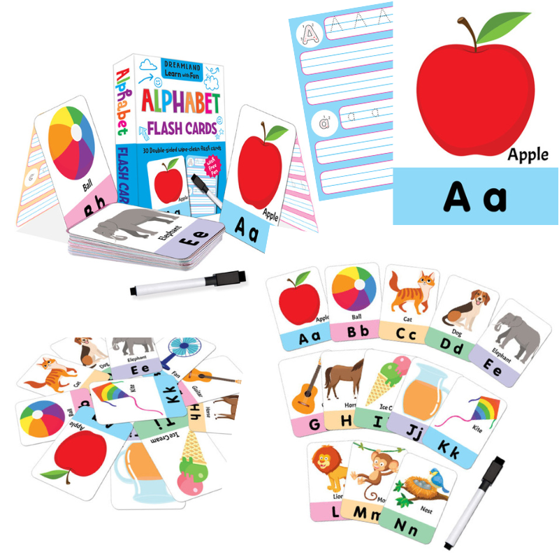 Dreamland Wipe Clean Flashcards - Various Designs