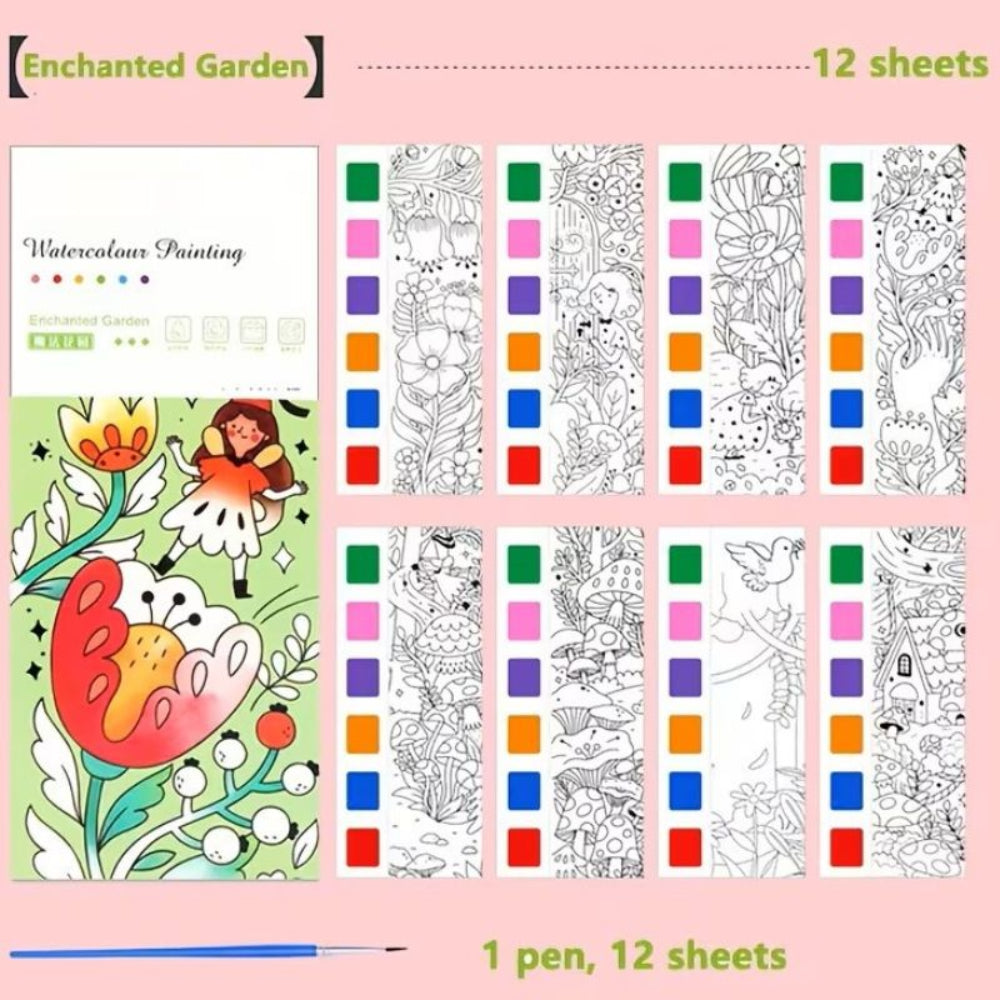 Watercolour Painting Books - Various Designs