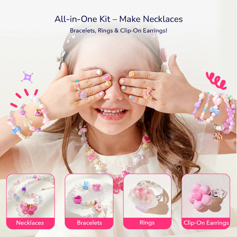 Mideer Kids Charm Bracelet Kit with Jewellery Box